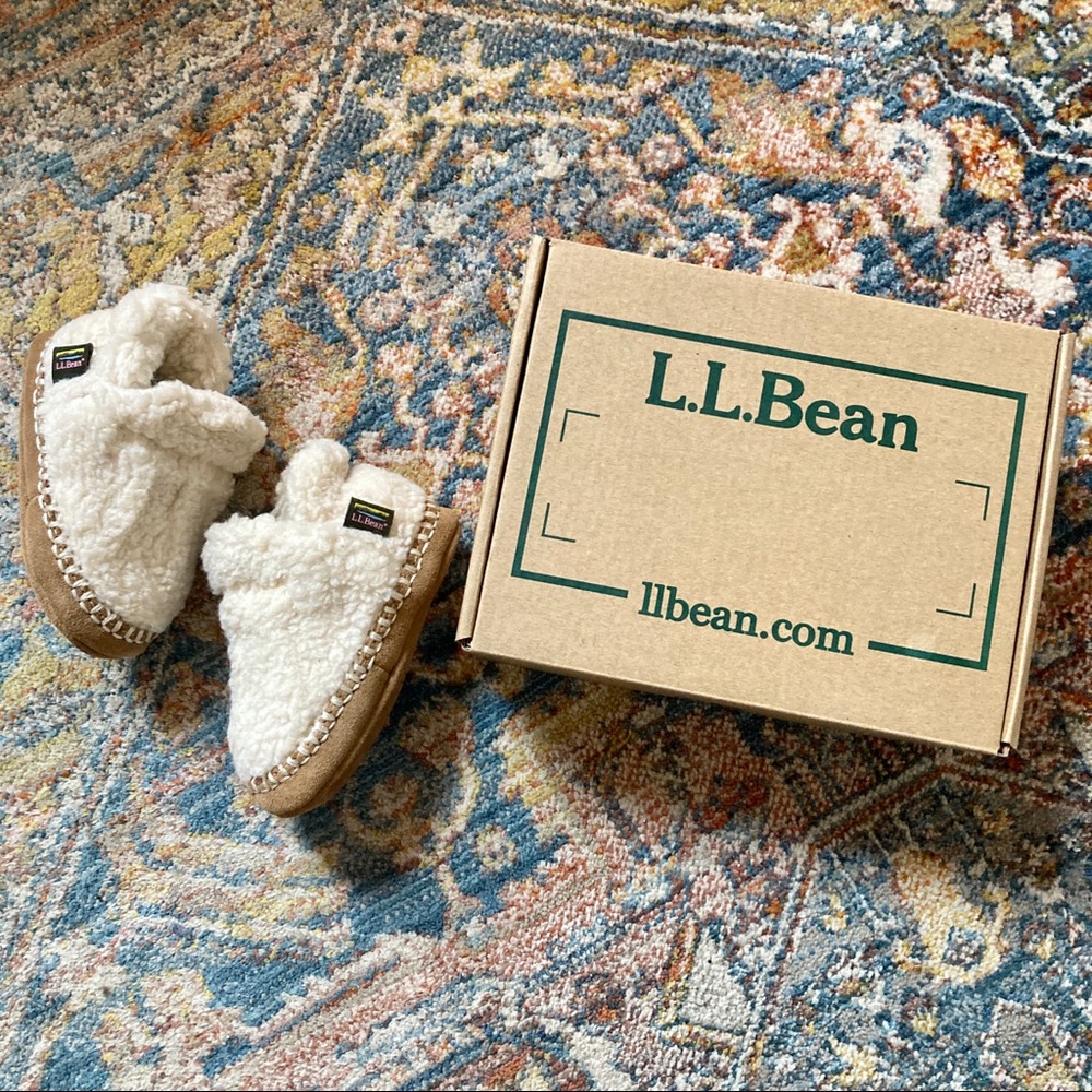 NWT Toddler/Baby LL Bean Sherpa Slippers/Booties/Moccasins